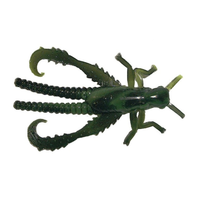 Big Bite Baits Bug Series Grasshopper Soft Plastic Black 10 pack