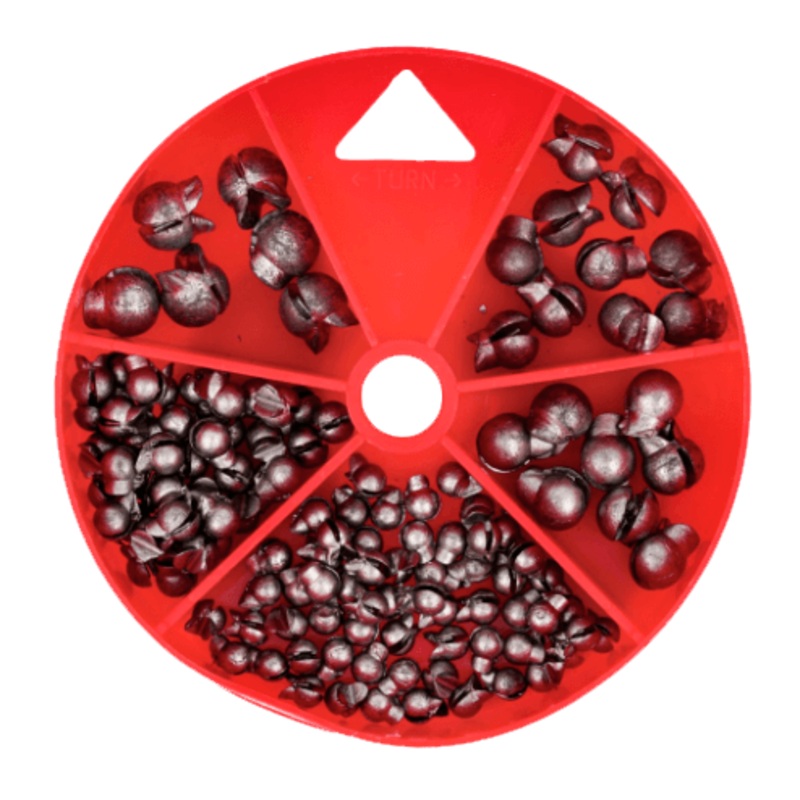 EAGLE CLAW REMOVABLE SPLIT-SHOT SINKER DIAL PACK