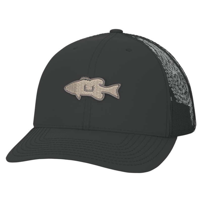 HUK BASS LOGO Black