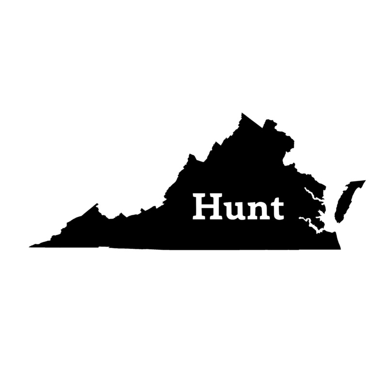 Hunt Virginia Decal
