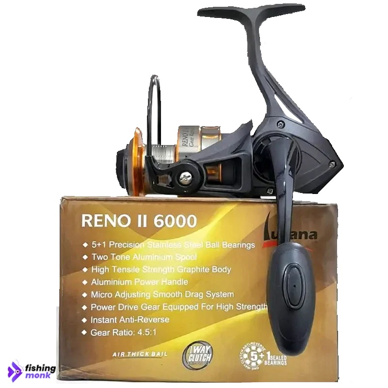 Lucana Reno II 6000 | Spinning Reel (BODY CAP DAMAGE ) 4000