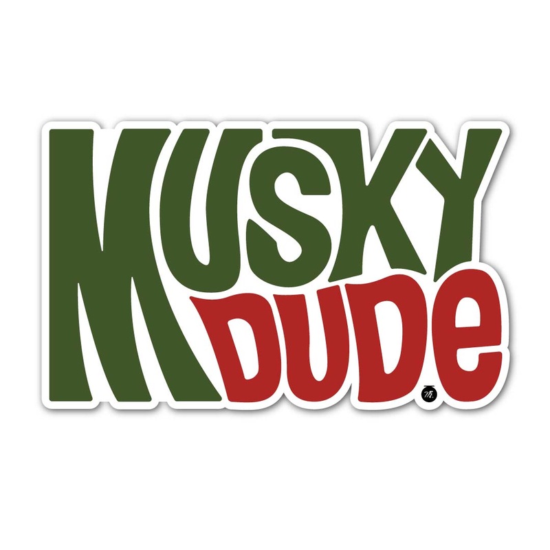 Musky Fool Musky Dude Sticker
