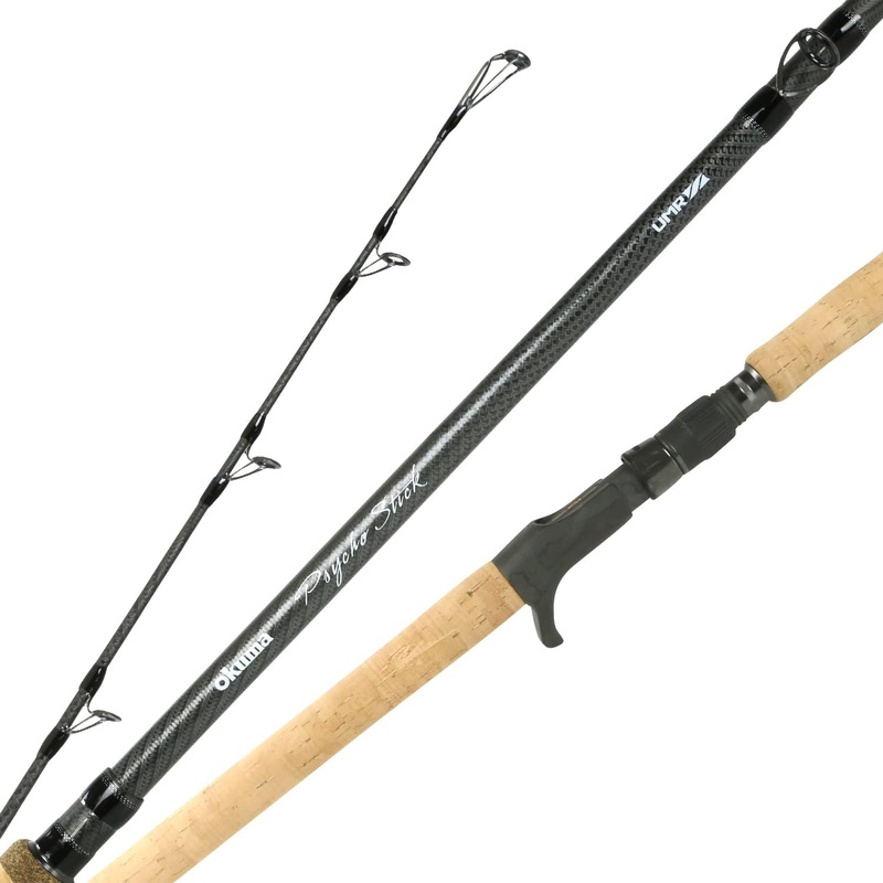 Okuma PSY-C-861H-T-FG Psycho Stick Musky Casting Rod 8’6