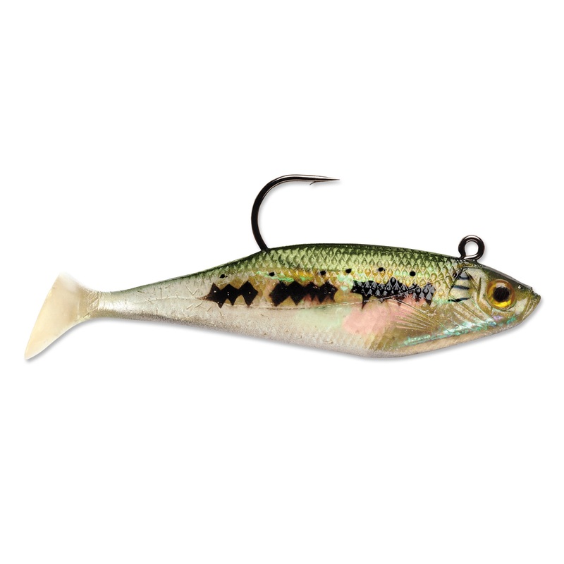 Storm WildEye Swim Shad Paddle Tail Swimbait 3 pack Baby Bass 2 inch – 1/8 oz