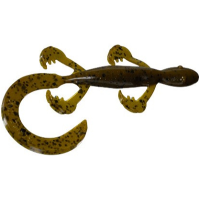 Strike King Rage Lizard 6 inch Soft Plastic Lizard Green Pumpkin