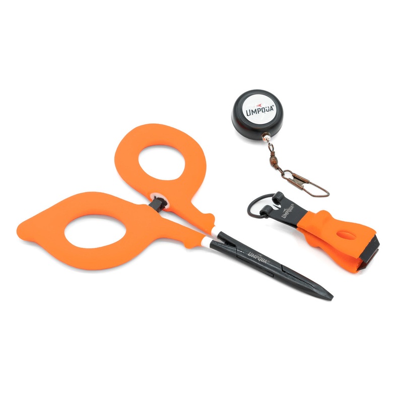 Umpqua Rivergrip PS Zinger/Nipper/Forcep Combo – Hot Orange