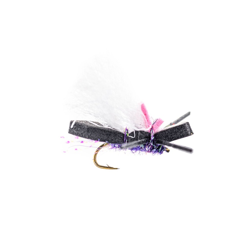 Montana Fly Company Hi-Vis Micro Chubby – Black/Purple (3-Pack) 16