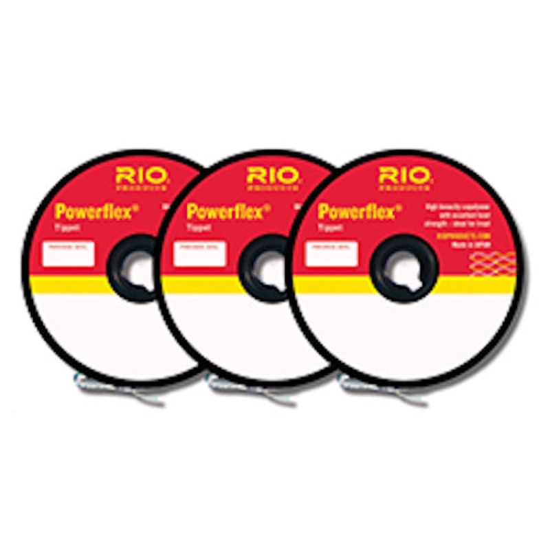 Rio Powerflex Tippet – 3 Pack 0x-1x-2x