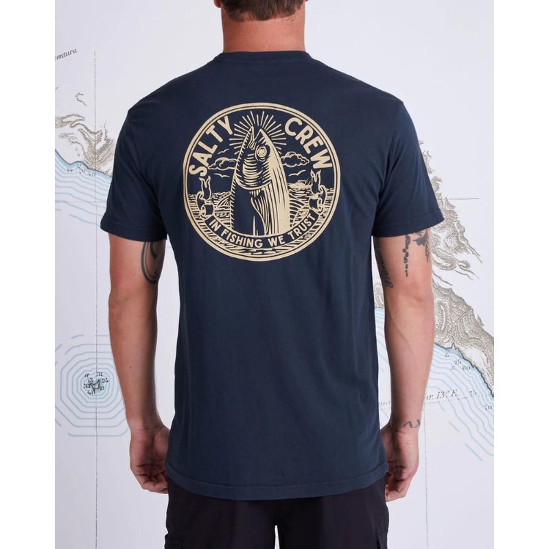 SALTY CREW IN FISHING WE TRUST PREMIUM S/S TEE BLACK XL