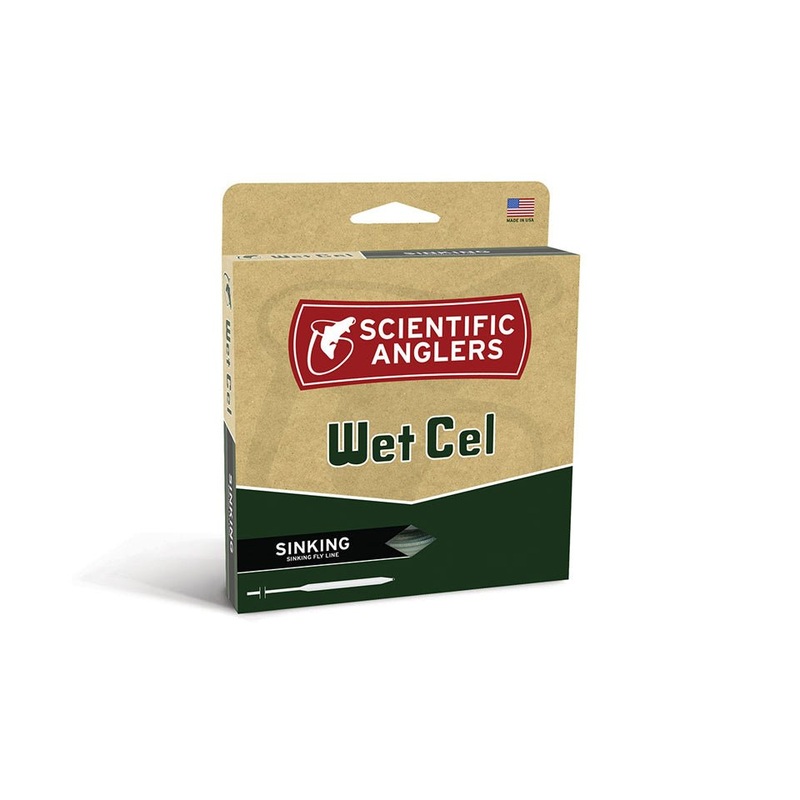 Scientific Anglers Wet Cel Full Sinking Fly Line WF-5 Sink 6 – Black