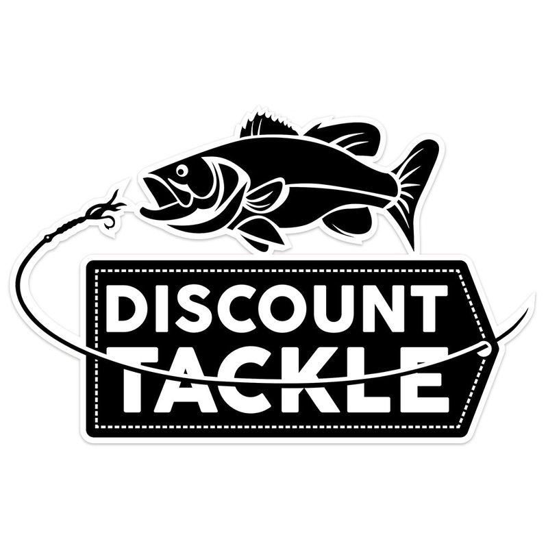 Discount Tackle Logo Decal Small (6″ x 3.75″)