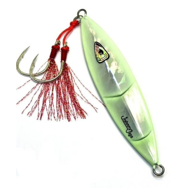 JOHNNY JIGS RIDGED JIG ORANGE GOLD 250G