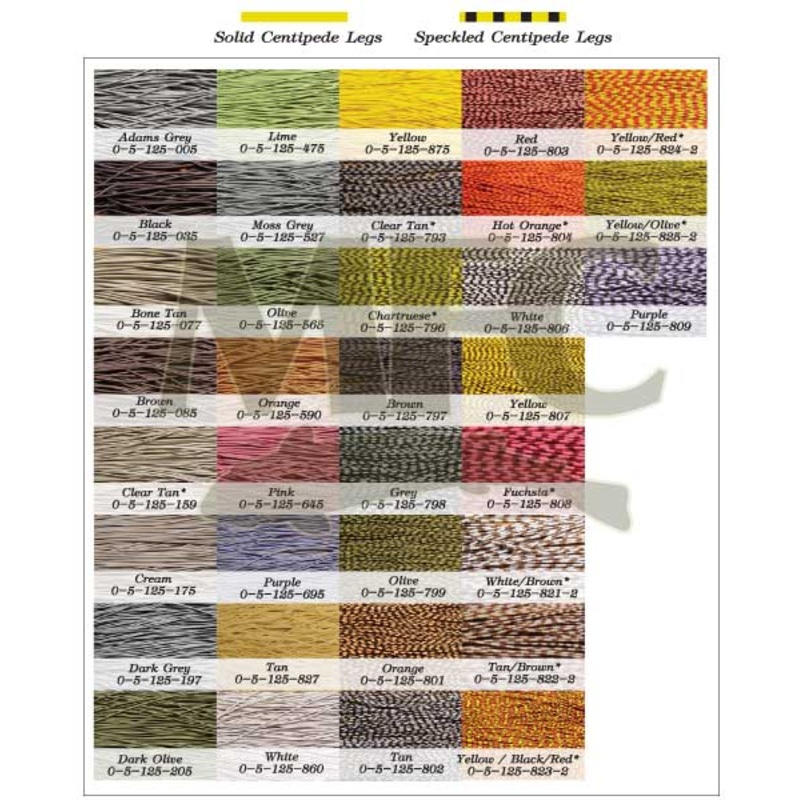 Montana Fly Company Centipede Legs Black Mini