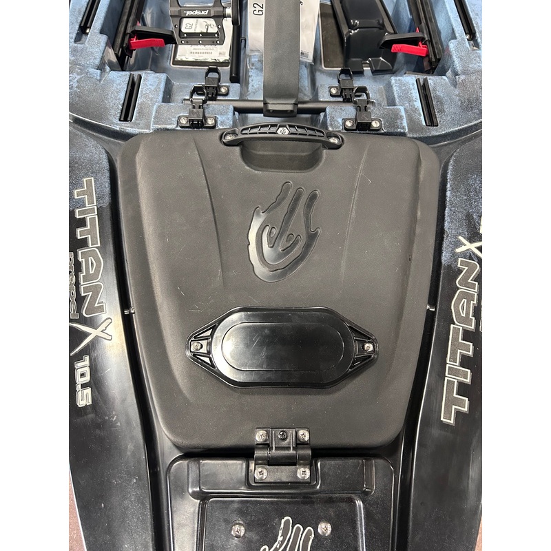 Front Hatch Cover, Titan 10.5 X Roto, Assembled w Hinges Titan X 10.5