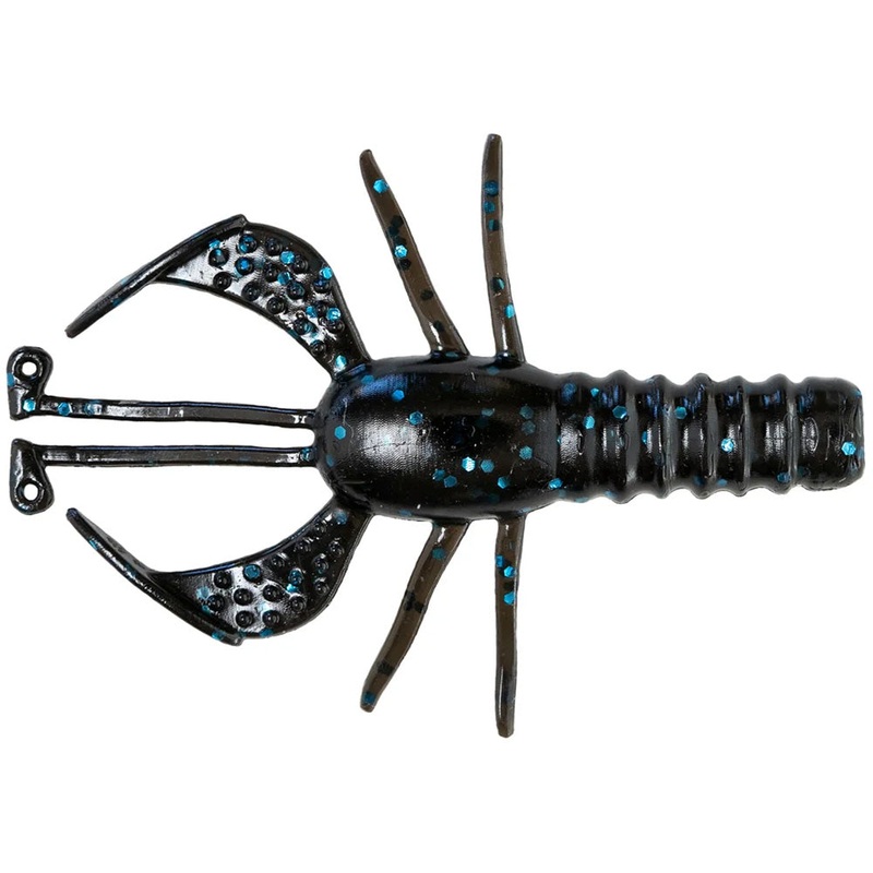 Mule Fishing Burro Bug – 1.8 Inch Black & Blue 1.8 inch – 8 pack