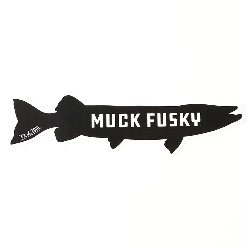 Musky Fool Muck Fusky Sticker