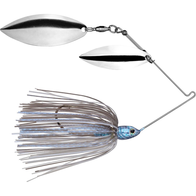 Strike King Tour Grade Double Willow Spinnerbait Blue Glimmer 3/8 oz