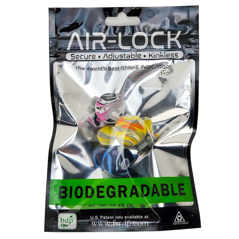 Airlock Biodegradable Indicator – Assorted Colors – 3 Pack Camo/Marbled 3/4″