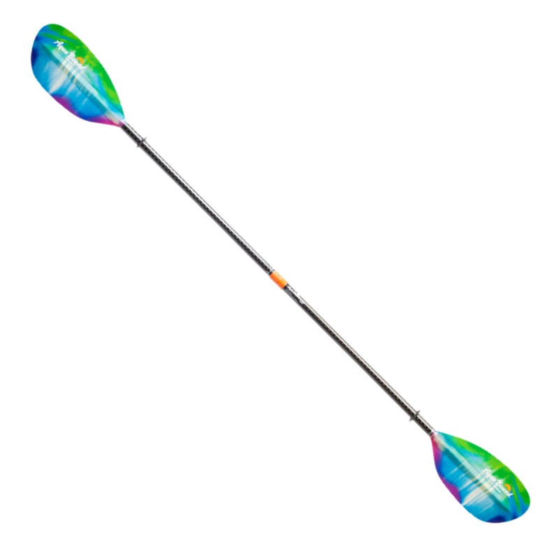 Aqua Bound Whiskey Fiberglass Carbon Shaft 2pc Paddle Fuego Red 220cm