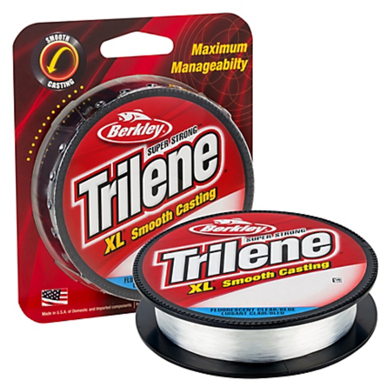 Berkley Trilene XL Monofilament Fluorescent Clear/Blue Filler Spools 300-330 Yards 4 pound – 330 yards