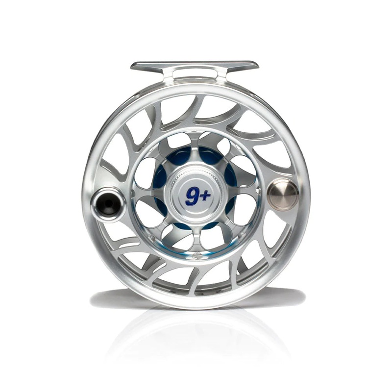 Hatch Iconic 9+ Fly Reel Large Arbor Clear/Blue