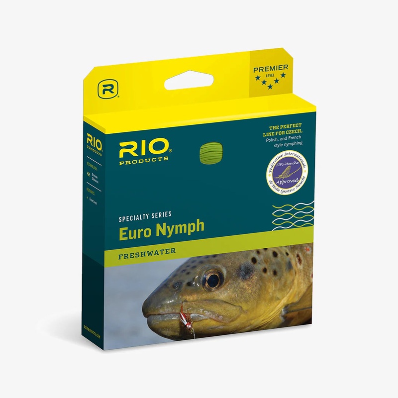 RIO – FIPS Euro Nymph – Fly Line 2-5wt Float Orange / Sage / Olive