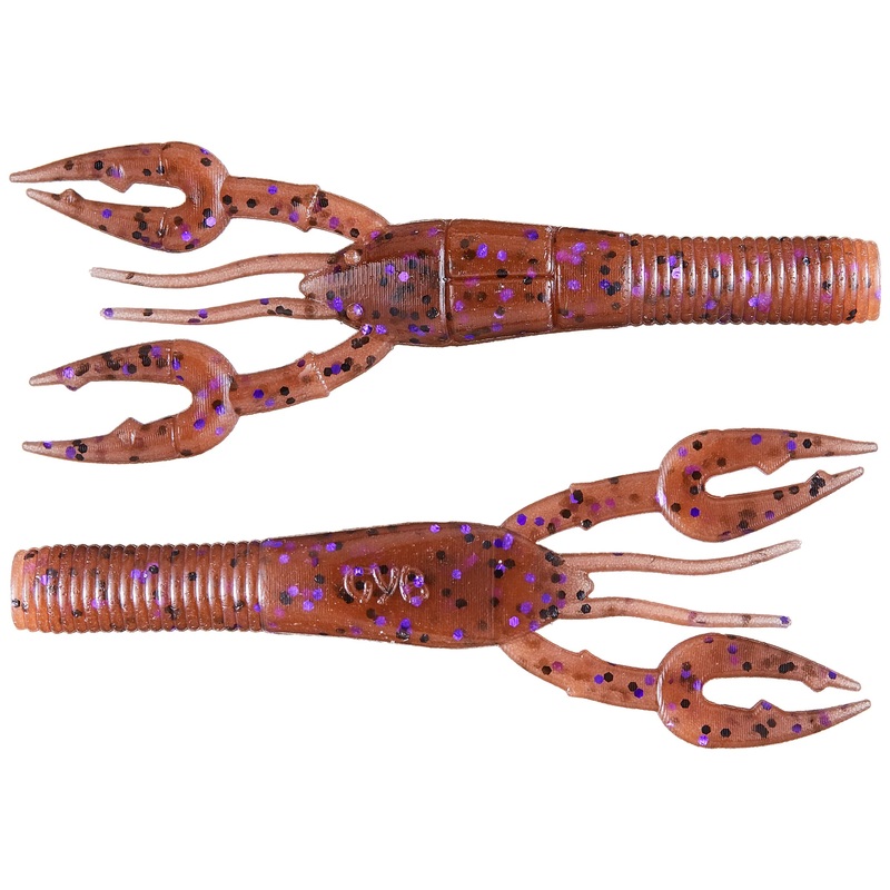 Yamamoto 3.75″ Fat Baby Craw (7 Pk) Black Blue Flake