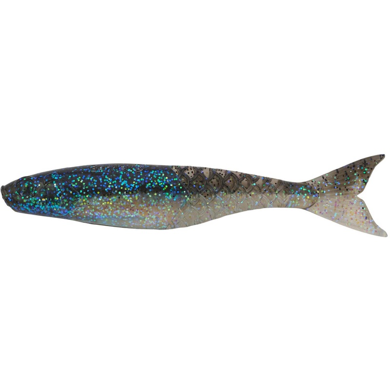 Berkley PowerBait PowerStinger Bladed Jig Trailer Black Blue Fleck 3.5 Inch