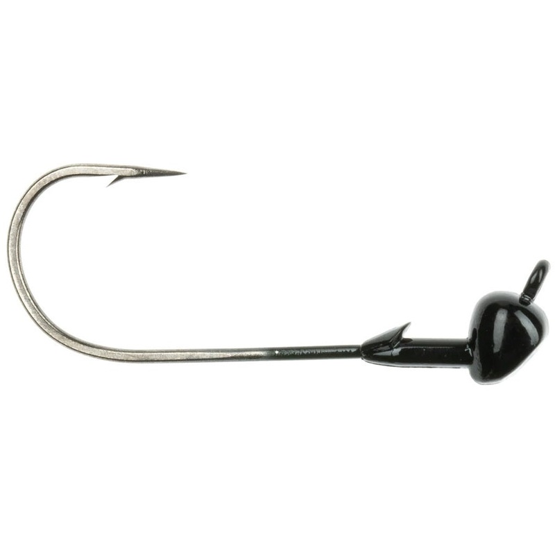Freedom Tackle Shakey Head Jig Heads 3 pack Black 1/8 oz – 4/0