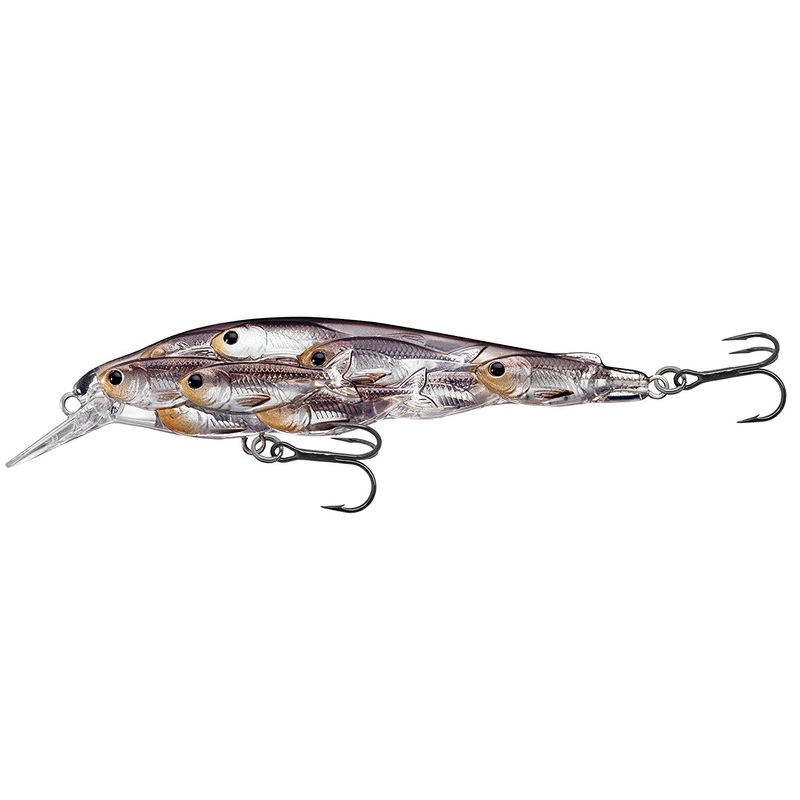 LiveTarget BaitBall Yearling Jerkbait Pearl Violet 3.75″