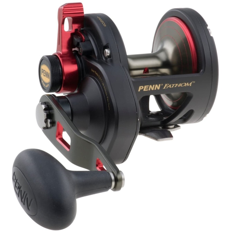 Penn Fathom Lever Drag Slow Pitch Conventional Fishing Reel Metal Body FTH10XNLD