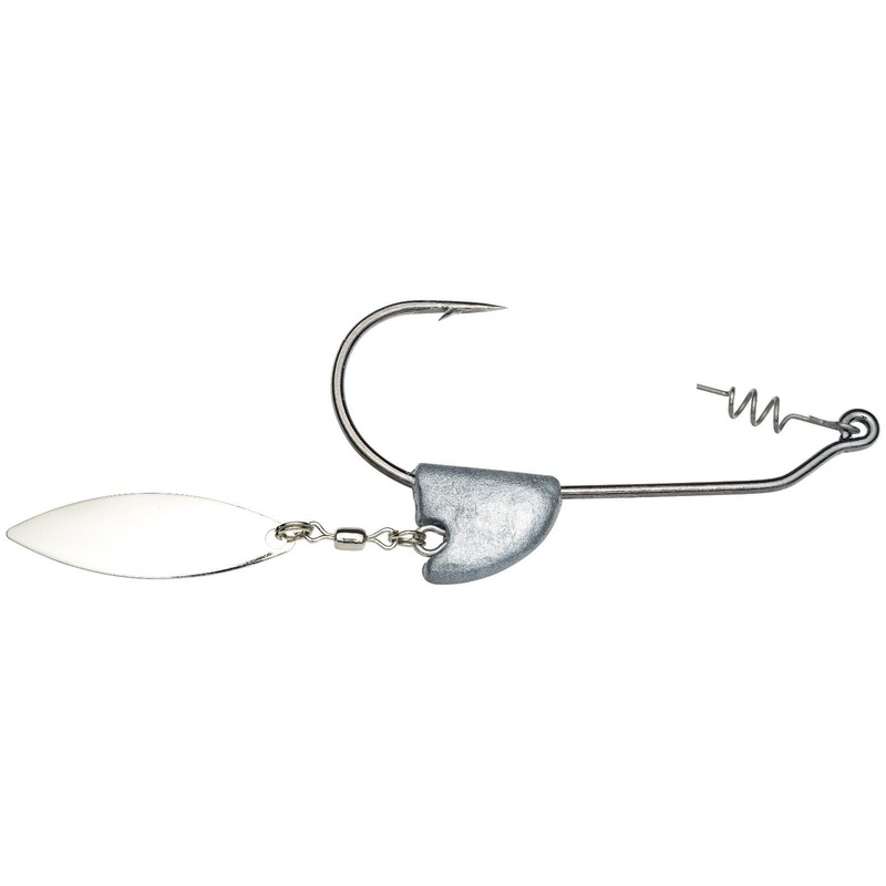 Strike King Tour Grade Belly Blade Swimbait Underspin Unpainted 1/4 oz – 5/0 Hook