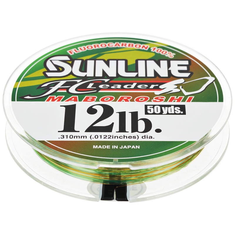 SUNLINE FC LEADER MABOROSHI FLUOROCARBON LEADER – 50 yd 5 lb