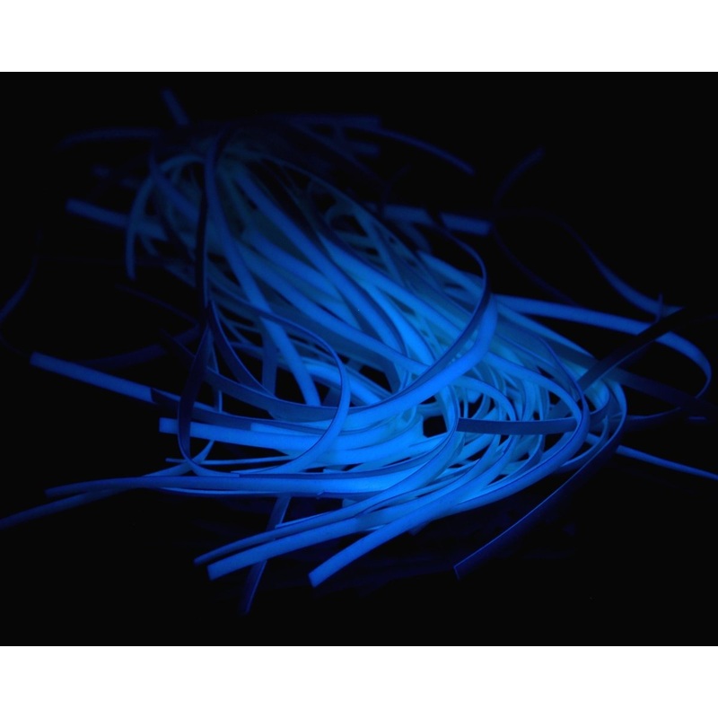 Atomic Glow 1/16 Inch Strips Fluorescent Blue
