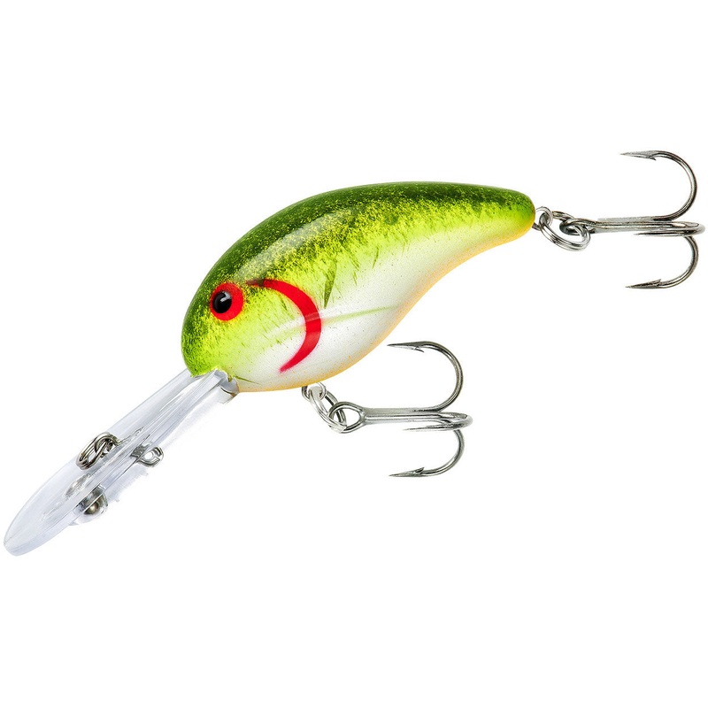 Bandit 300 Series Deep Diving Crankbait Avocado Splatter