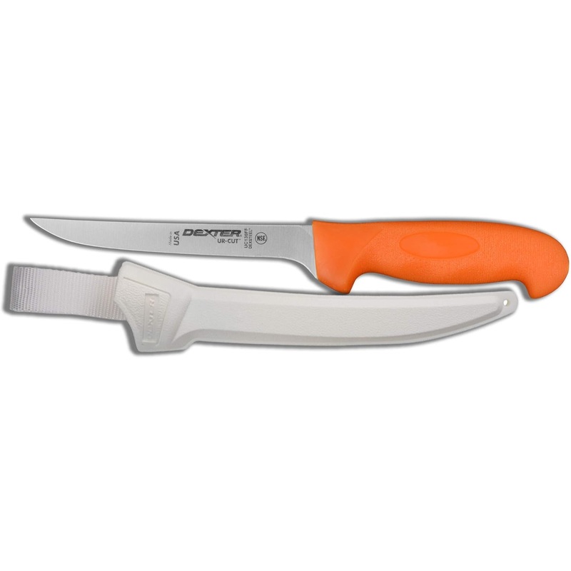 Dexter UR-Cut Flexible Fillet Knife Moldable Handle with Sheath, 6″