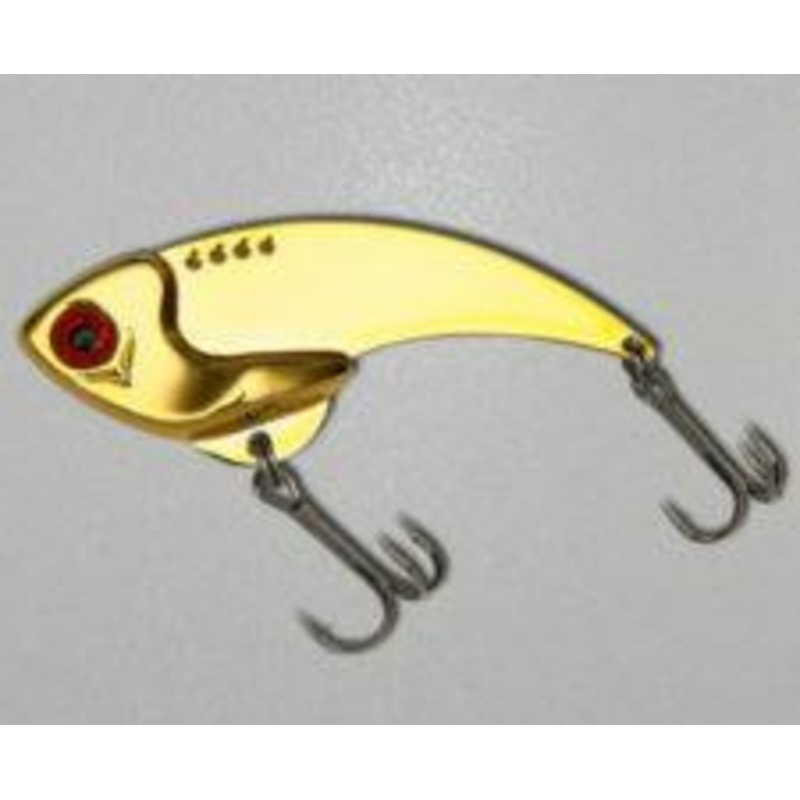 Fish Sense Binsky Blade Baits 1/4oz Black Blue Stripe