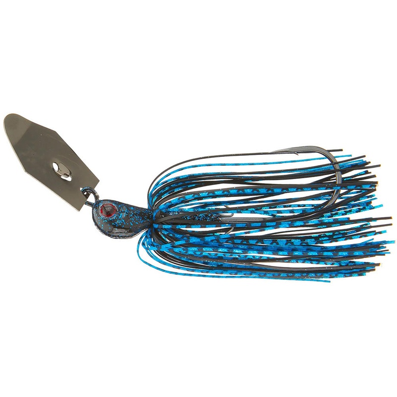 Hag’s Baits Hurricane Bladed Jig – 3/8 oz Black & Blue w/Black Blade 3/8 oz