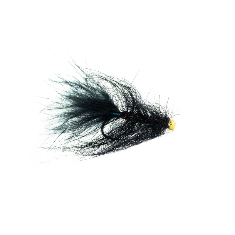Montana Fly Company Rowley’s Balanced Leech – Black (3-Pack) 10 Black