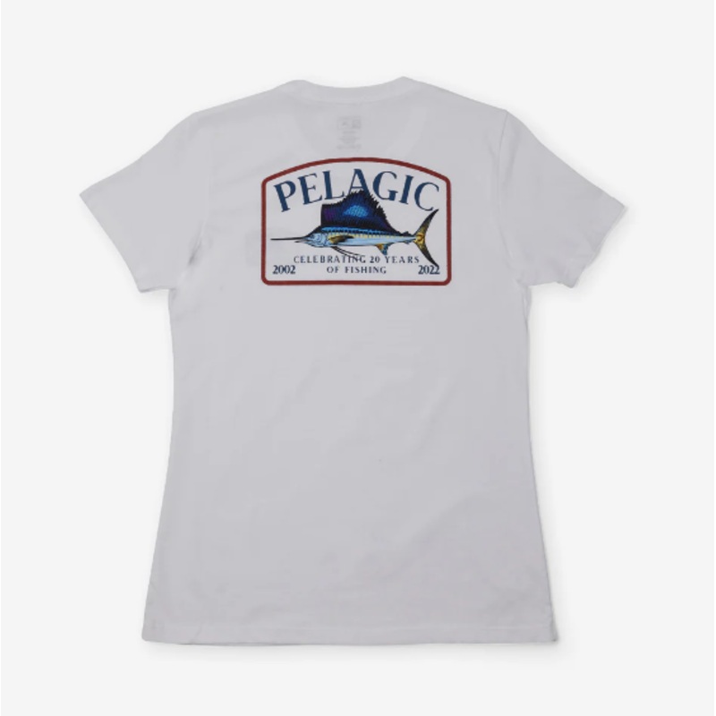 PELAGIC PREMIUM TEE SAILFISH WHITE S
