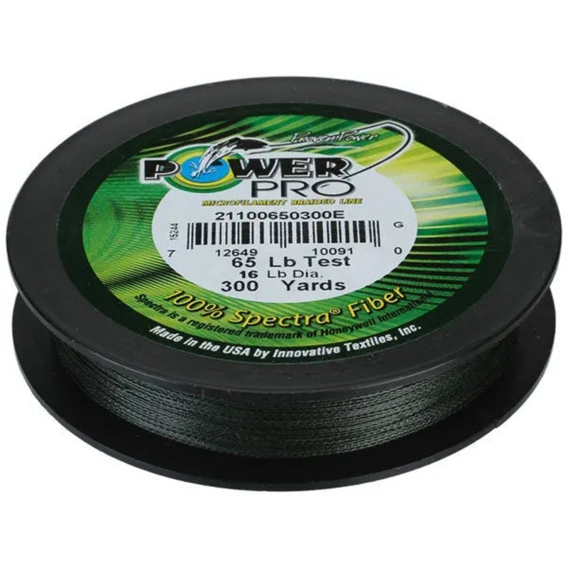 Power Pro Spectra Braided Line Moss Green (300 YD) 10 lb.