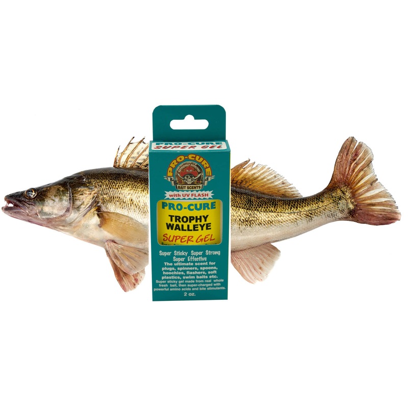 Pro-Cure Walleye Super Gel Scents 2 oz Trophy Walleye