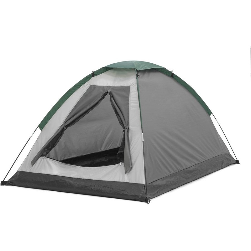 Slumber Trek 2 Person Dome Tent Grey Green