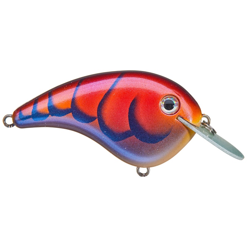 Strike King Chick Magnet Flat Sided Crankbait Blue Rock Craw