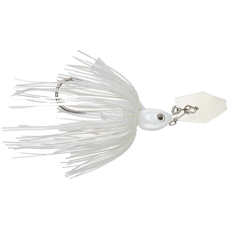 Z-Man PROJECT Z CHATTERBAIT WEEDLESS 3/8oz PEARL GHOST