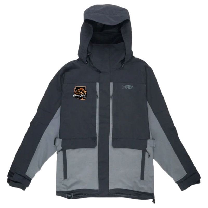 AFTCO COPPERSTATE TACKLE HYDRONAUT JACKET Gun Metal Medium