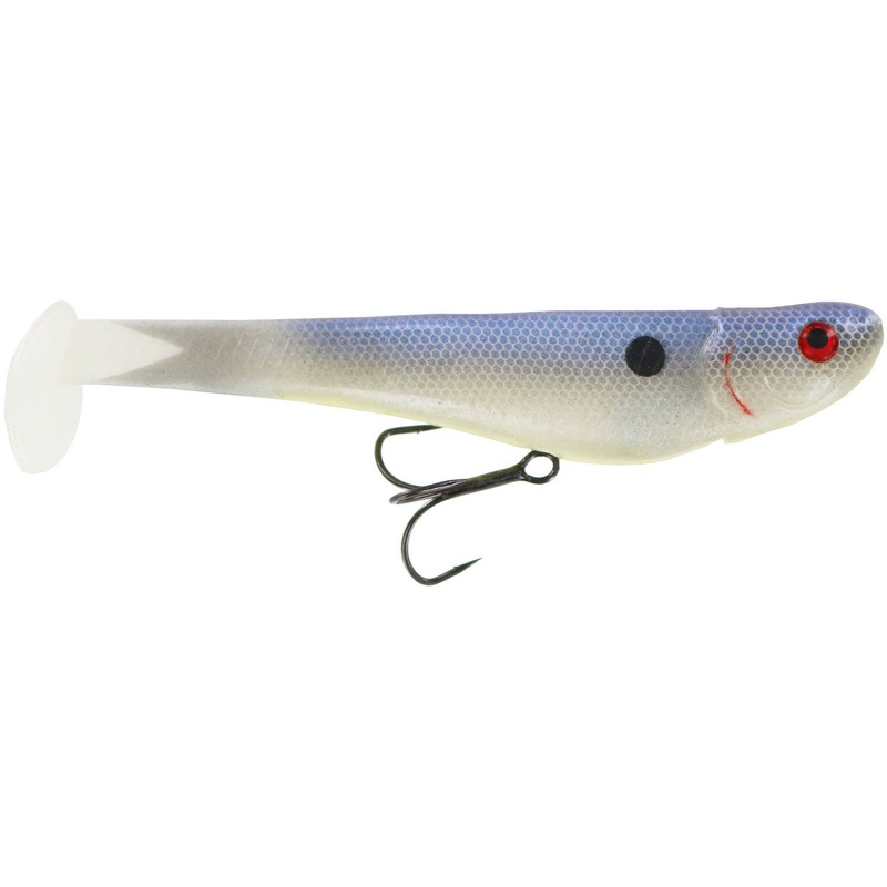 Big Bite Baits B5 Line Thru 5 inch Paddle Tail Swimbait Bling
