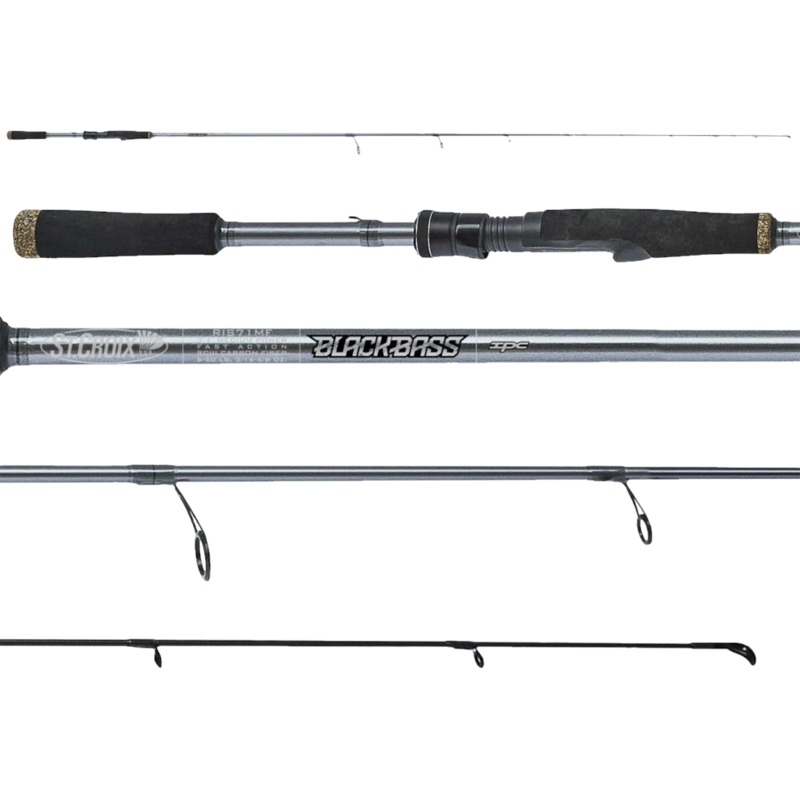 Black Bass Spinning Rod 6’8″ M XF