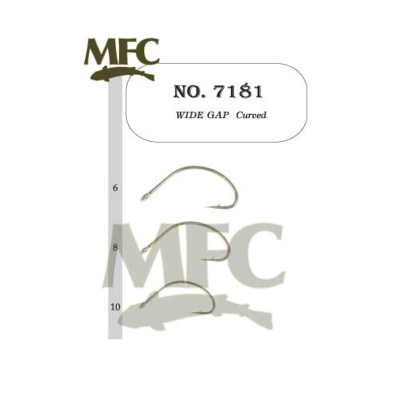 Montana Fly Company Wide Gap Curved Hook – 25 Pack 6
