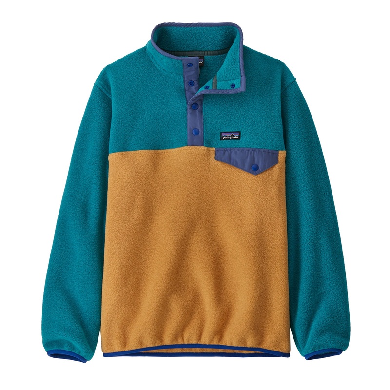 Patagonia Kid’s Lightweight Synchilla Snap-T Fleece Pullover Dried Mango / DMGO XS